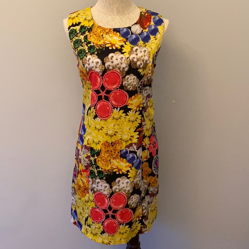 Colorful Silky sleeveless Dress